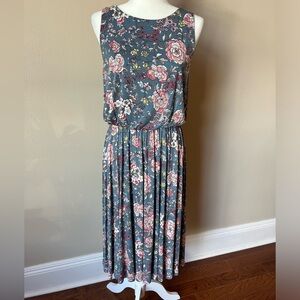 NWT LOFT Floral Sleeveless Maxi Dress